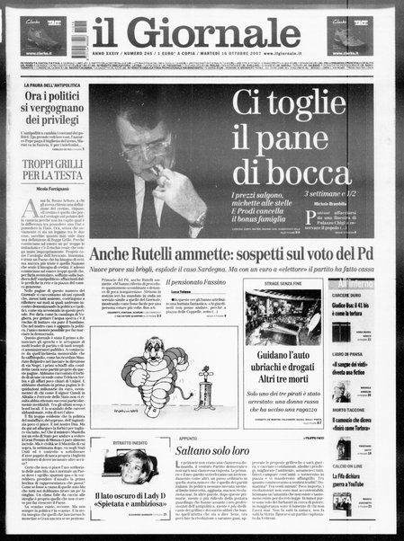 Il giornale : quotidiano del mattino